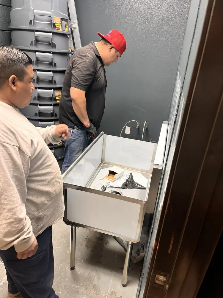 Commercial plumbing and sink installation in Peterboro